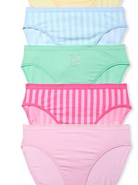 Victoria's Secret 5-Pack Stretch Cotton High-Leg Brief